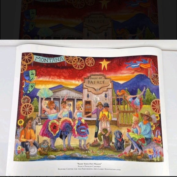 Signed/Dated Nancy Dunlop Cawdrey Print - Picture 1 of 9